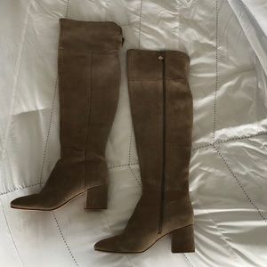 Franco Sarto over the knee suede boots